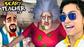 Destroying SCARY TEACHER’s DATE😱 Winter Pranks Scary Teacher 3d Gameplay [upl. by Volotta543]