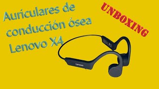 Auriculares de conducción ósea Lenovo X4 ideales para el deporte [upl. by Llenaj]