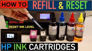 HP 63 Ink Cartridge Refill amp Reset the ink Level [upl. by Kelley]