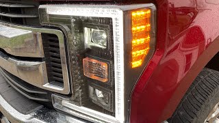 Morimoto XB Hybrid Headlight Review 2017 Ford Super Duty [upl. by Griff]