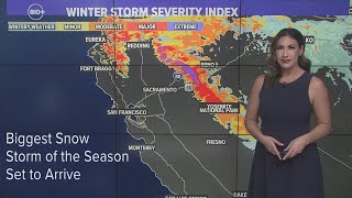 California Weather Blizzard Warning amp the biggest snow storm of season [upl. by Jamin636]