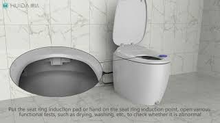 Installation instructions of Huida intelligent toilet [upl. by Agn]