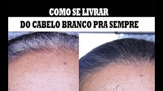 CABELO BRANCO nunca mais ADEUS cabelo Grisalho [upl. by Anihs]