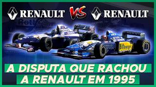 BENETTON X WILLIAMS A GUERRA QUE RACHOU A RENAULT NA F1 EM 1995 [upl. by Gazzo505]