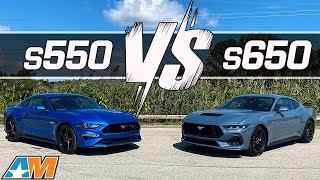 Old vs New  How Does the 2024 Ford Mustang GT Compare to the S550 [upl. by Fionnula822]