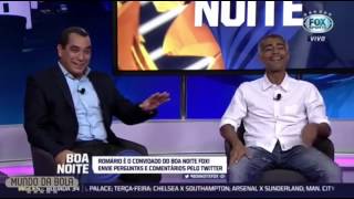 Histórias do baixinho Romário em entrevista ao FOX SPORTS  24042017 [upl. by Wendie]