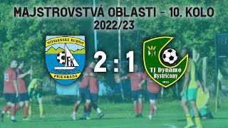 TJ Priehrada Nitrianske Rudno 🆚 TJ Dynamo Bystričany [upl. by Odiug119]