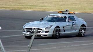 F1 Safety Car Drift at Silverstone [upl. by Panthia]