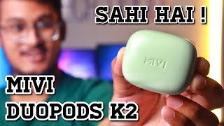 Mivi DuoPods K2 Unboxing amp Review  Badiya Hai  Best TWS Earbuds Under 1000 [upl. by Nylazor]