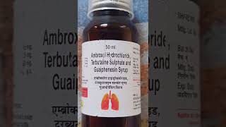 Ambroxol Hydrochloride Terbutaline Sulphate and Guaiphenesin Syrup Uses in Hindi [upl. by Anitirhc]