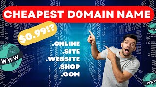 The Cheapest Custom Domain this 2024  The best domain name provider [upl. by Nieberg]