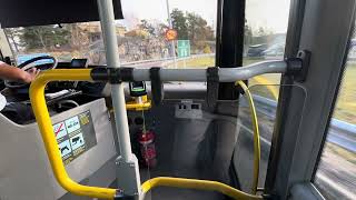 StockholmSweden busride TelegramvägenEktorps Centrum Bussresa till Ektorps Centrum [upl. by Wamsley]