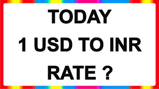 Today 1 Usd To Inr Rate Today Dollar Rate Usd Currency Updates 05072024 [upl. by Annabella900]