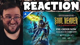 Gors quotLegacy of Kain Soul Reaver 1 amp 2 Remastered  Boss Reveal Trailerquot REACTION [upl. by Maighdlin957]