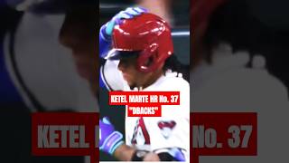 DBACKS VS PADRES  ketel marte HR No 37 seasons  dbacks ketelmarte shrots playoffs [upl. by Ahsoem]