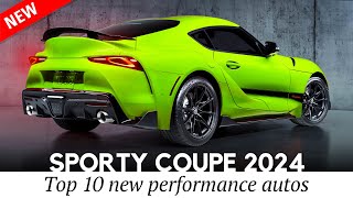 10 Upcoming Coupe Sportscars Mixing Agile Designs with Power and Luxury [upl. by Fadas]