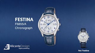 FESTINA F6855A Timeless Chronograph [upl. by Surtemed]