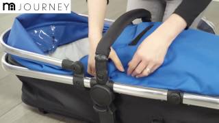 Mothercare JOURNEY Pushchair Demonstration  Instruction Manual [upl. by Lillian749]