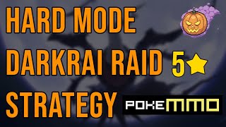 Darkrai Level 100 5☆ Raid Guide  Halloween 2024 PokeMMO [upl. by Dorison]