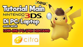 MAIN 3DS DI PC KENTANG BISA   Tutorial Citra 3DS 2020  LOWEND PC [upl. by Evelina519]