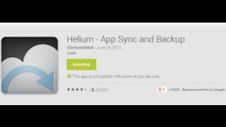 How to Backup  Restore app data  Helium app [upl. by Nhtanhoj]