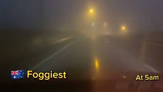 🌫️🇦🇺🦘Adelaides fog is usually brief and clears quickly but it can impact morning commutesចុះអាប់ [upl. by Nisotawulo]