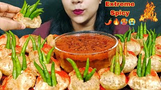 SPICY PANIPURI EATING CHALLENGE  SPICY GOLGAPPA EATING CHALLENGE [upl. by Caylor]