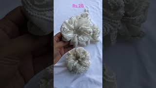 Scrunchies 🤍 Different size available WhatsApp 8301044920 scrunchies hairaccessories hair [upl. by Eet]