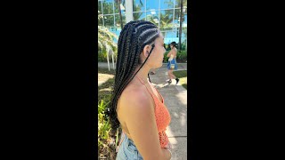 Box Braids With Curls Box Braids Hairstyles Fulani Braids [upl. by Markson]