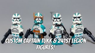 New Custom Clones Captain Tukk Lt Crash Roy amp 241st Troopers [upl. by Iorgos]