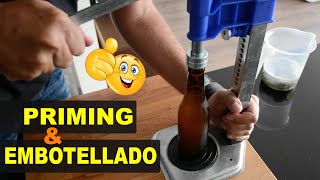 PRIMING con DEXTROSA y embotellado CERVEZA ARTESANAL 🍺 [upl. by Nhabois]