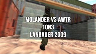 DomenikTV  molander vs AWTR LANBauer 2009 [upl. by Eppillihp]