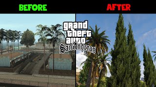 How to install GTA 5 Vegetation in GTA San Andreas  GTA 5 Trees and Grass [upl. by Ecital]