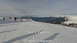 Les 3 Vallées Combe Tougnete February 2024 [upl. by Elamaj791]