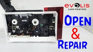 How to open EVOLIS Primacy PVC card printing machine [upl. by Nannek]