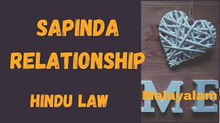 Sapinda relationships Hindu Law eligibility for marriage DrKKSunitha [upl. by Laleb]