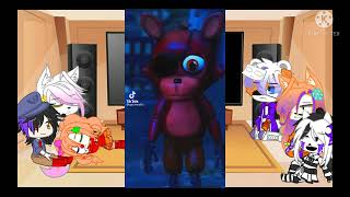 Sister Location reacts to Funtime Foxy FNAFMy AUNone of these videostiktok are mine [upl. by Yengac986]