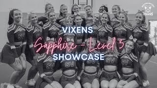 Sapphire  Level 3 Showcase Routine Southampton Vixens [upl. by Eux]