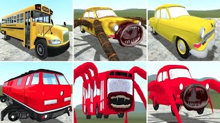 EVOLUTION OF EATER FAMILY BUS MONSTER BUS MUTANT CAR EATER School Bus CURSED BUS IN GARRYS MOD [upl. by Eivi448]