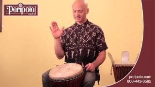 Djembe Bass Tone Demonstration [upl. by Amikahs]