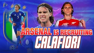 ARSENAL IN RECRUITING CALAFIORI  ARSENAL WILL WIN THE PREMIER LEAGUE NEXT SEASON [upl. by Filiano]