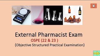 External Pharmacist Exam OSPE 22 amp 23 බාහිර ඖෂධවේදි විභාගය OSPE 22 amp 23 [upl. by Rhonda733]