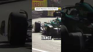 2024 Monaco grand prix race highlights sergio perez crash lance stroll flat tire winner revealed [upl. by Rosenfeld223]