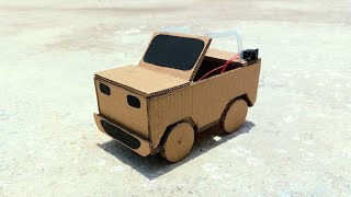 How to make cardboard car  Cardboard Car  The Crafts Crew [upl. by Yaja]