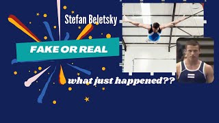 Gymnastics worst unexpected landing  Stefan Beletsky [upl. by Benildas310]