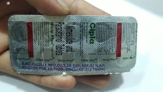 Nicip Plus Tablet  Nimesulide amp Paracetamol Tablet  Nicip Plus Tablet dosage Uses Benefits Review [upl. by Atena]