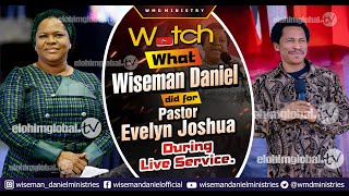 WATCH WHAT WISEMAN DANIEL DID FOR PASTOR EVELYN JOSHUA DURING LIVE SERVICE [upl. by Ardnosac]