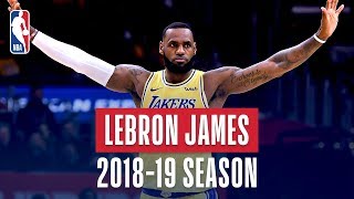 LeBron James Best Plays From the 201819 NBA Regular Season [upl. by Ruford]