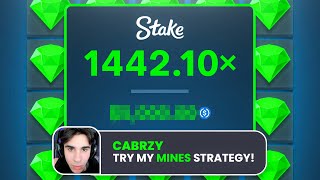 I Tried Cabrzys INSANE Stake Mines Strategy [upl. by Gayler]