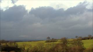 Birds swooping before storm 3jan14 [upl. by Ddat]